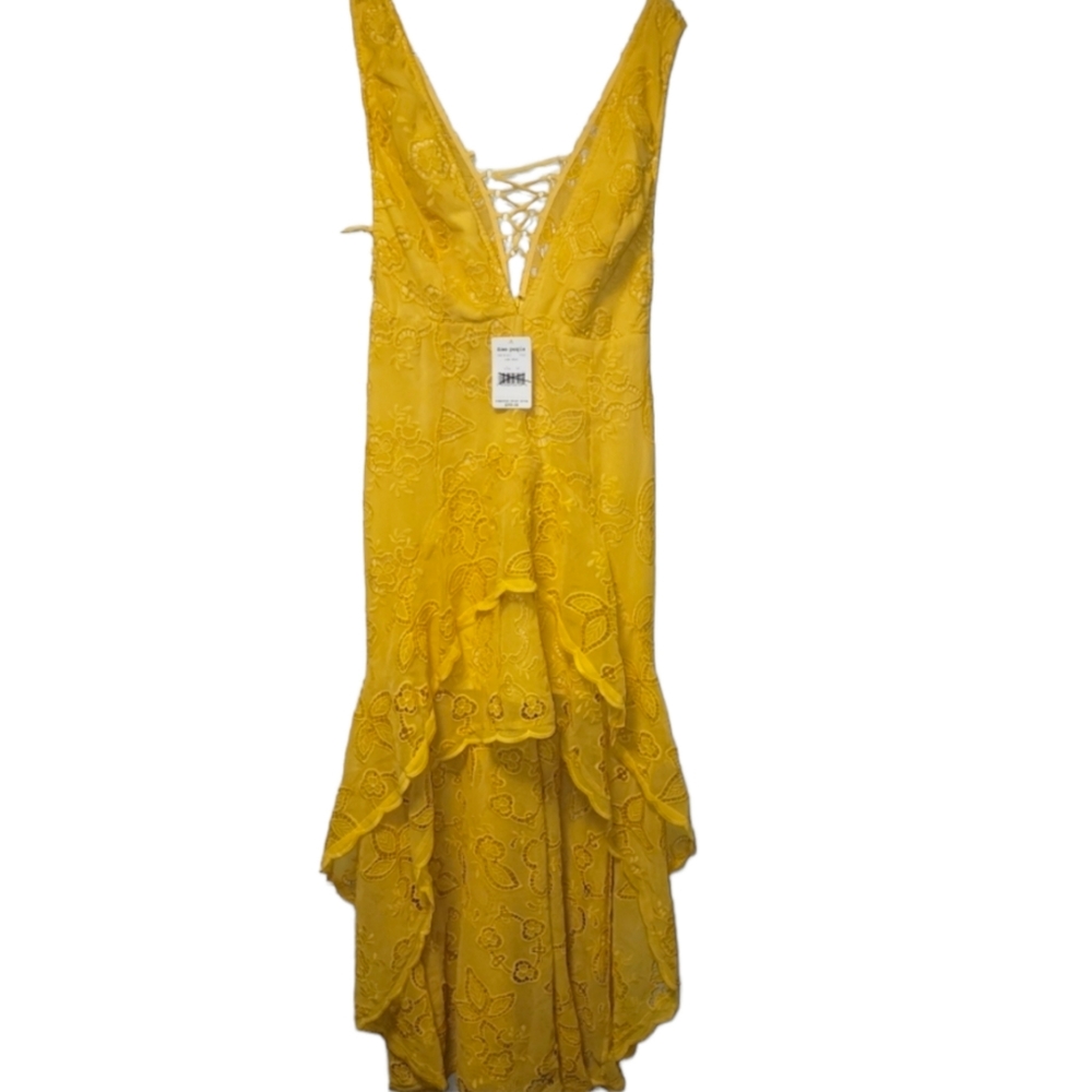 FREE PEOPLE × Catarina Lace Maxi Dress Size 10